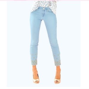 Lilly Pulitzer south ocean skinny crop